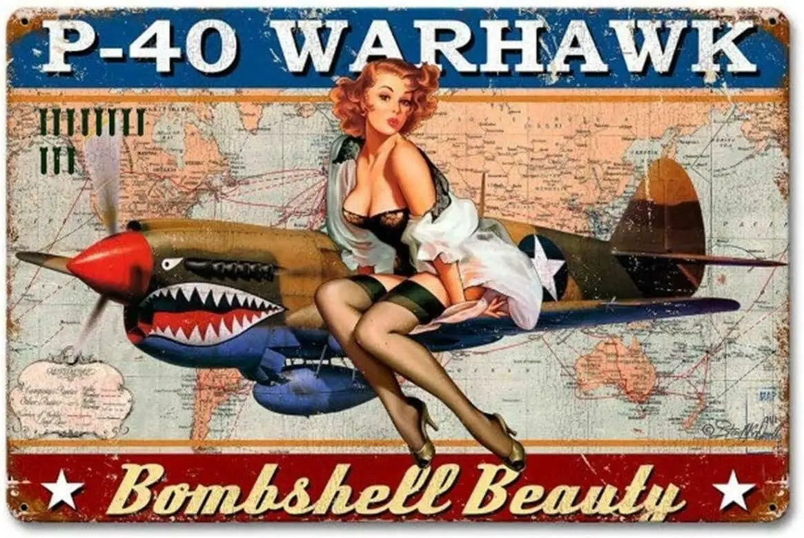 Vintage Collectible Signs - 1p,Metal Tin Sign Vintage Chic Art