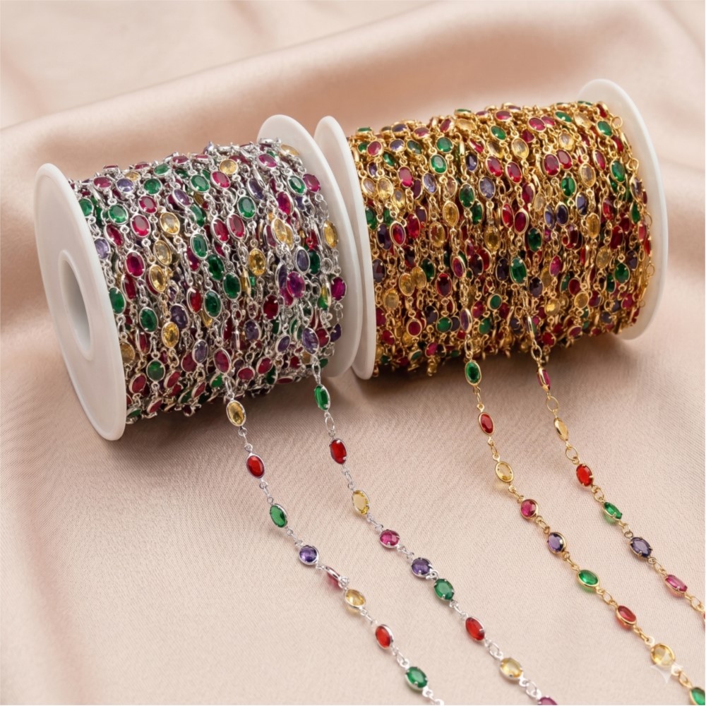 1meter Colorful Crystal Chain  - Vintage Collectibles For Sale recension och pris