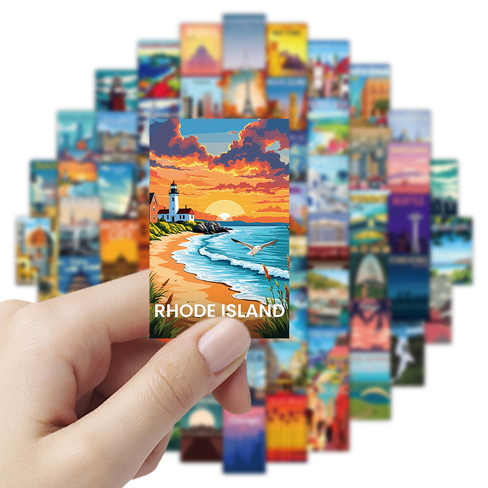 108 Pcs Scenic Landscape Stamp - Vintage Collectible Stores recension och pris