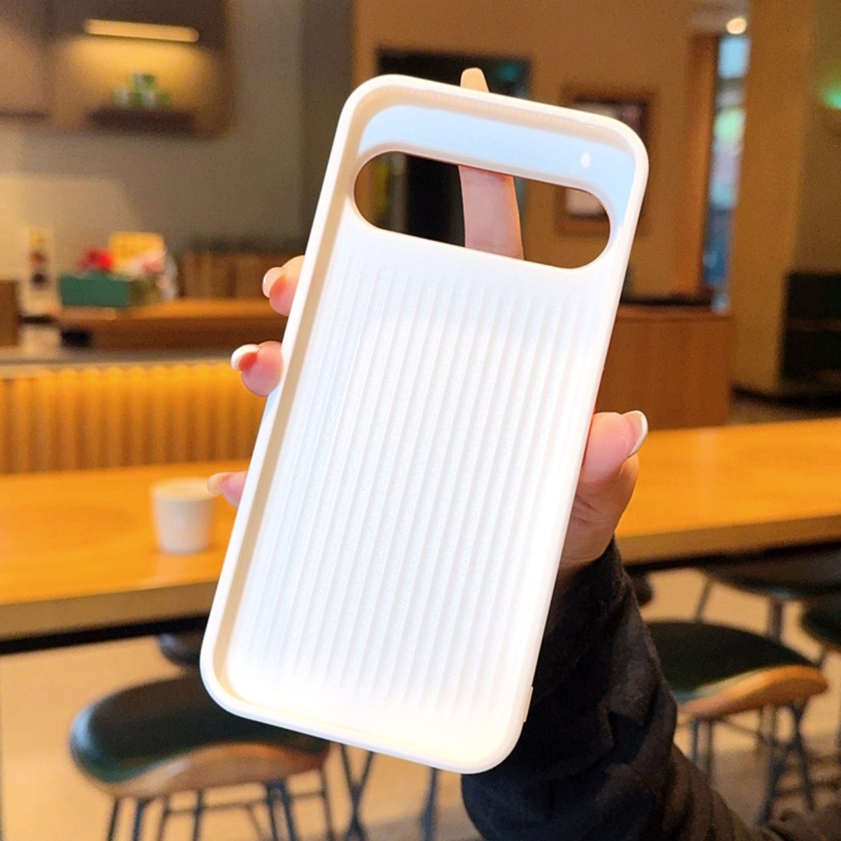 Luxury Wave Texture Leather Ca - Camera Leather Case recension och pris
