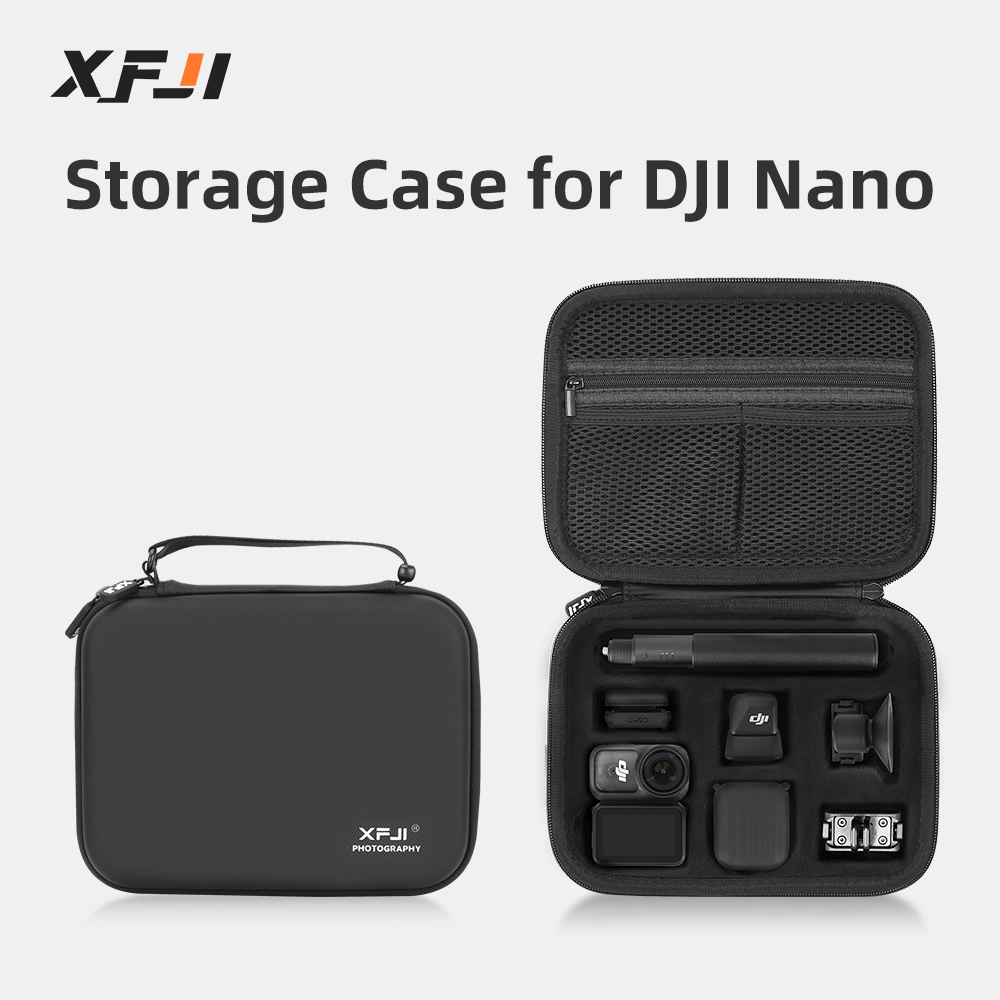 XFJI Storage Bag Case PU Leath - Camera Leather Case recension och pris
