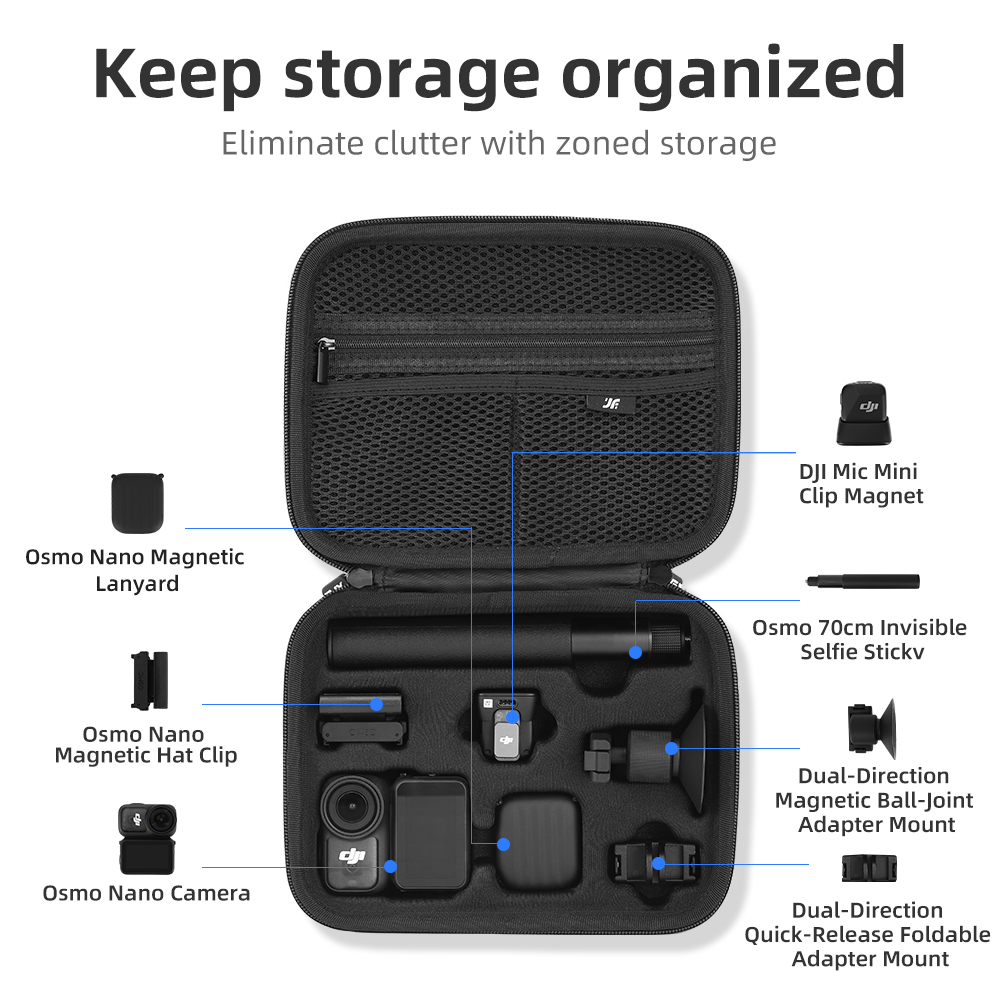 XFJI Storage Bag Case PU Leath - Camera Leather Case recension och pris