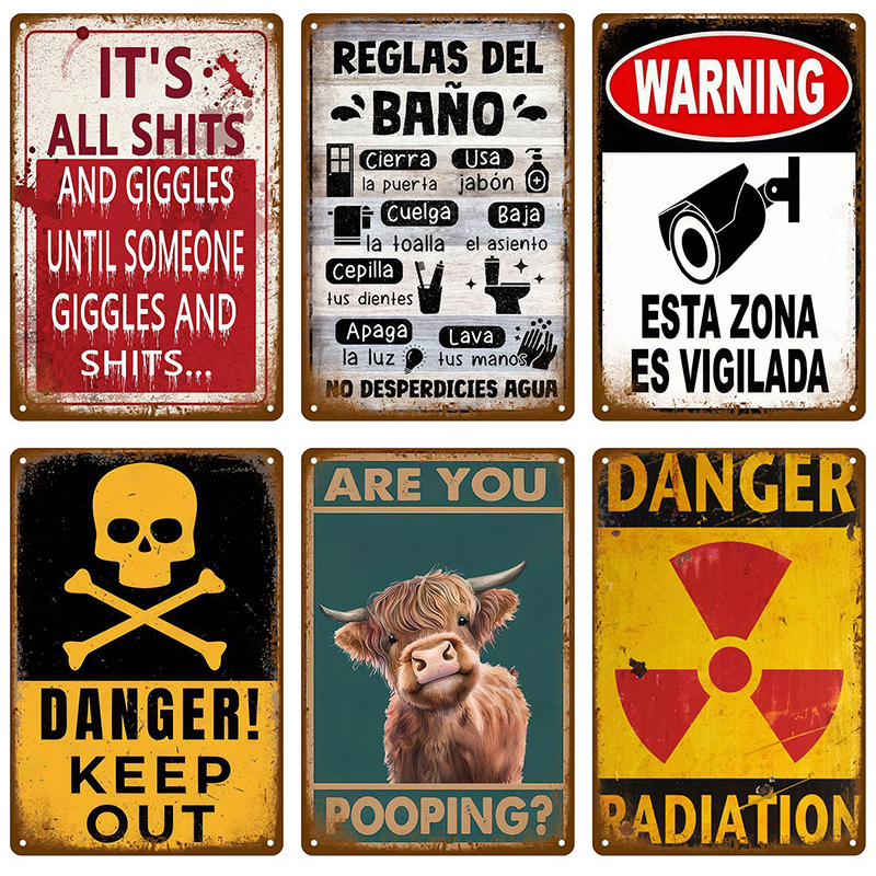 Vintage Metal Signs Plates Tin - Vintage Collectible Signs recension och pris
