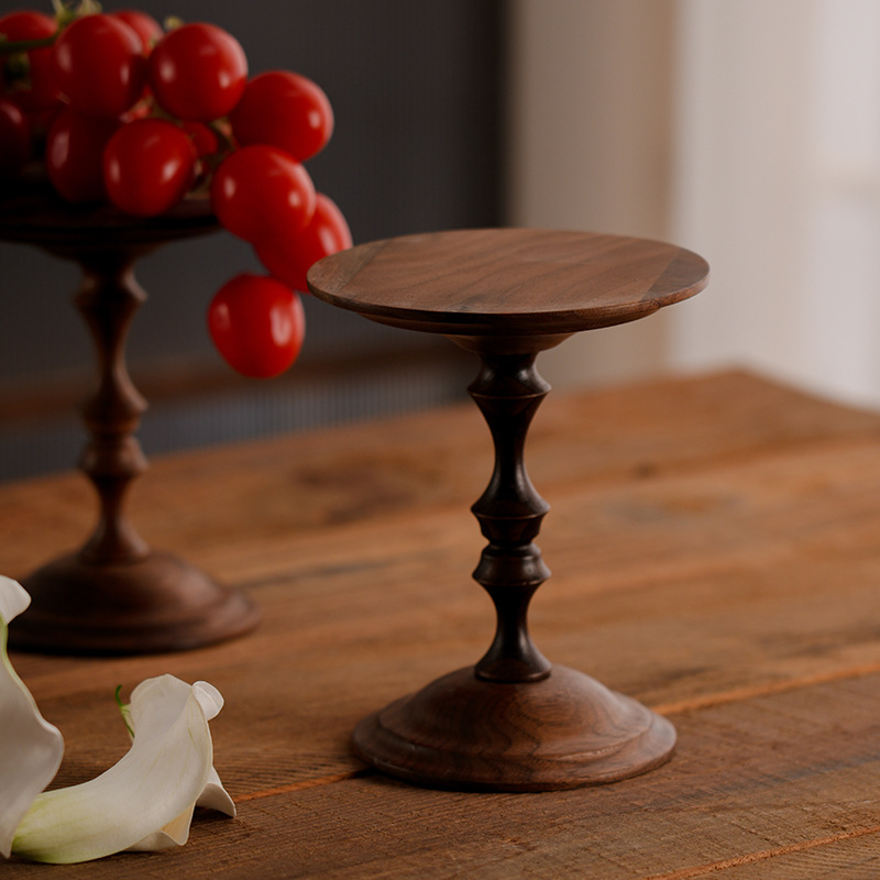 Vintage Walnut Candle Holder w - Collectible Vintage Matches recension och pris
