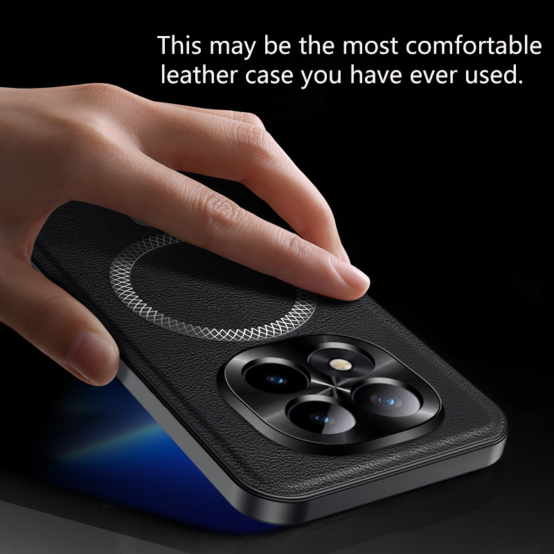 Magnetic Case for Redmi Note 1 - Camera Leather Case recension och pris
