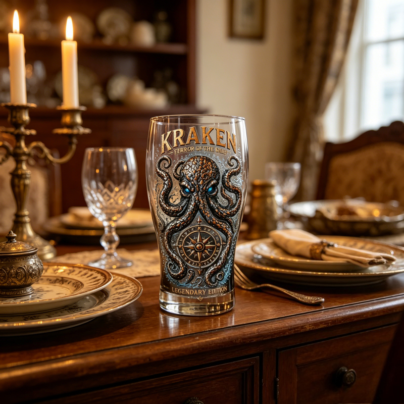 Retro Kraken Octopus Compass G - Vintage Collectible Glassware recension och pris