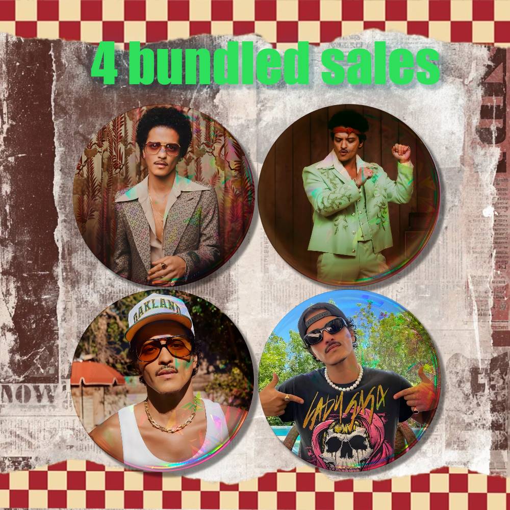 B-Bruno Mars 24K Magic Vintage - Vintage Collectible Jewelry recension och pris