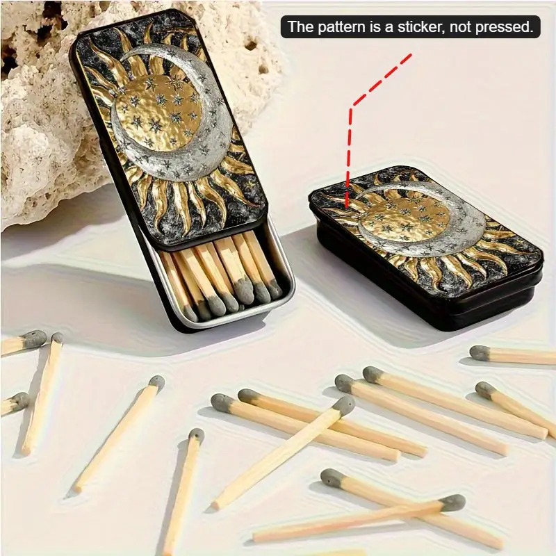 2026 Vintage Metal Match Box P - Collectible Vintage Matches recension och pris