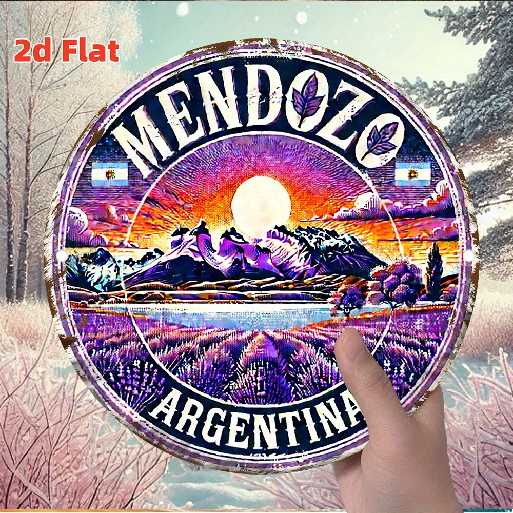 2D Flat, 2D Flat Retro Mendoza - Vintage Collectible Signs recension och pris