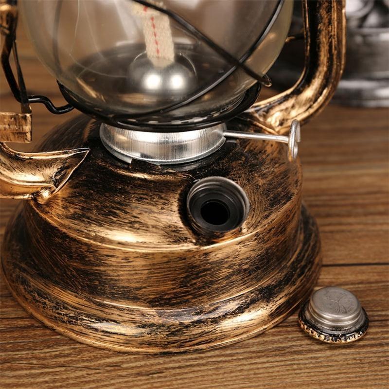 62KD Vintage Metal Oil Lamp Po - Collectible Vintage Matches recension och pris