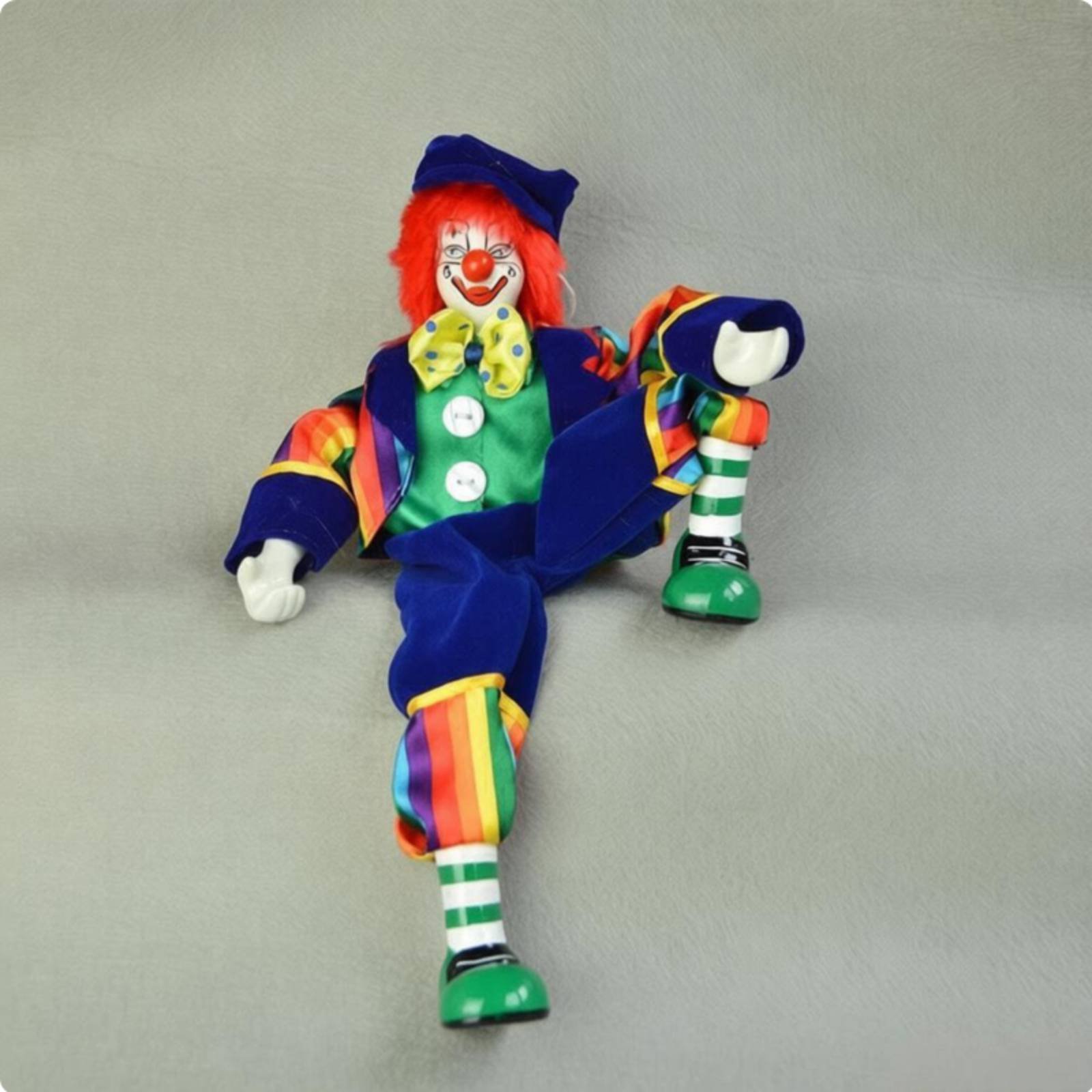 Dangling Leg Clown Doll Handma - Vintage Collectible Clowns recension och pris
