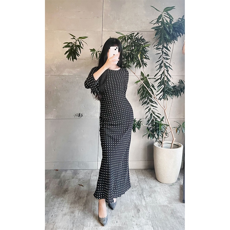 Susan Vintage Black Polka Dot  - Vintage Collectible Bells recension och pris