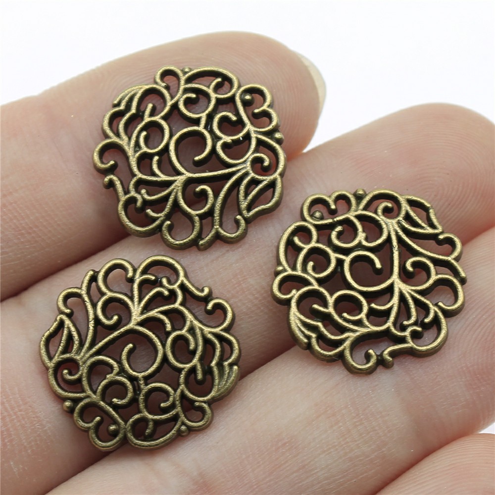 10pcs 18x18mm 2 Colors Antique - Vintage Collectibles For Sale recension och pris