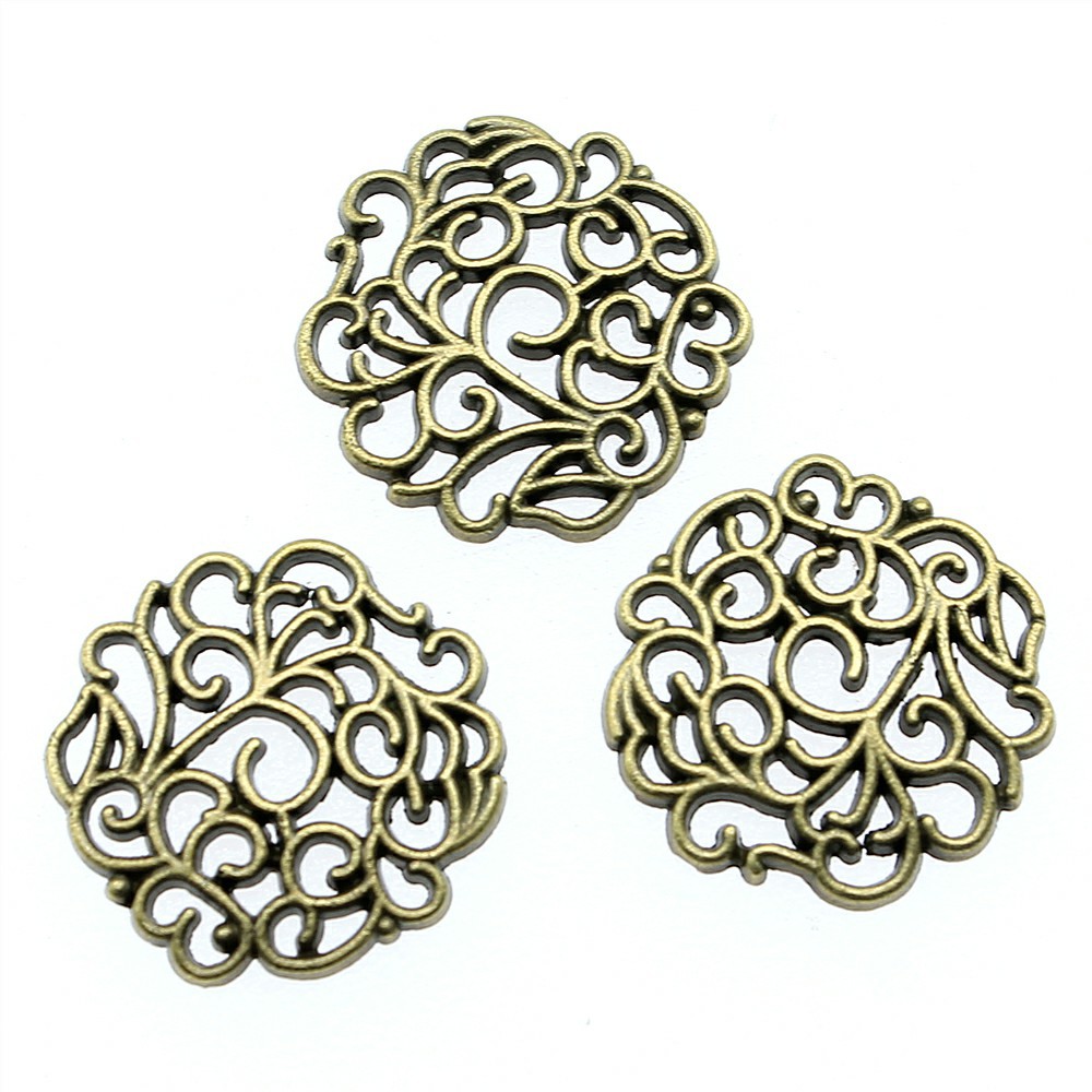10pcs 18x18mm 2 Colors Antique - Vintage Collectibles For Sale recension och pris