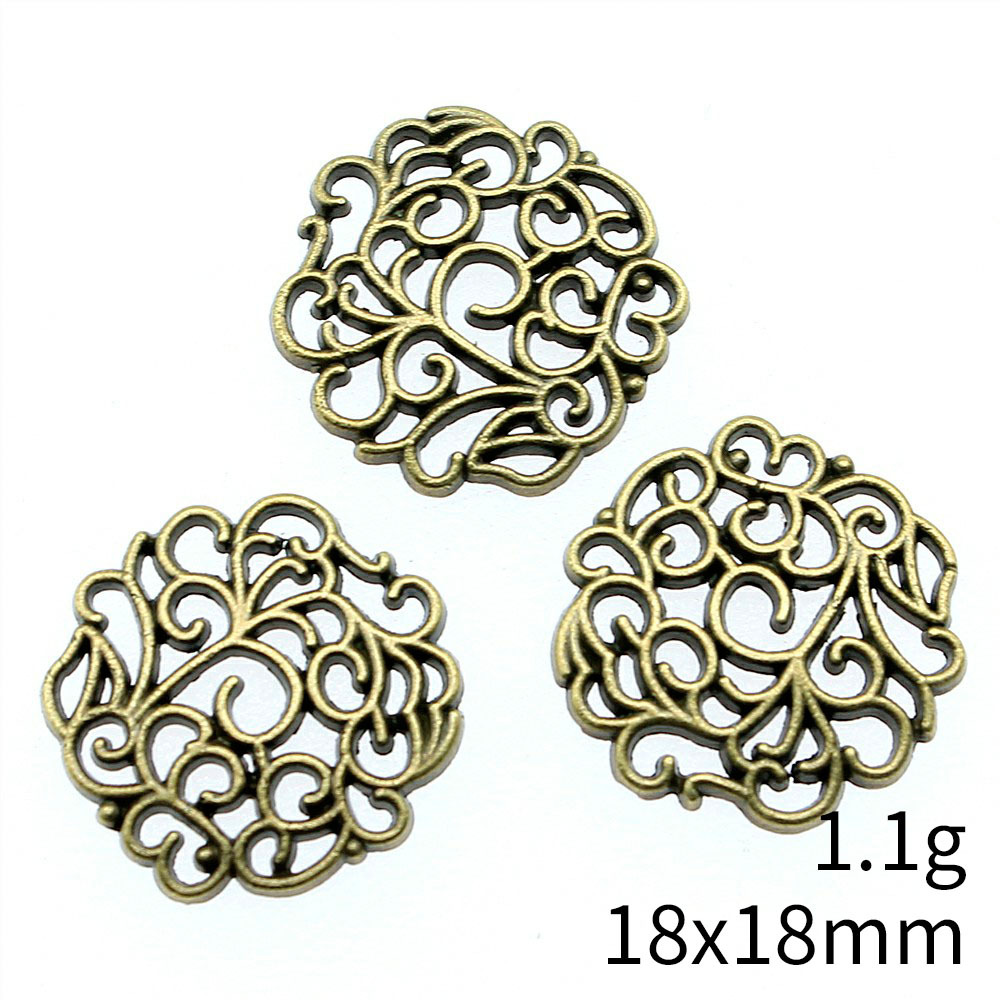 10pcs 18x18mm 2 Colors Antique - Vintage Collectibles For Sale recension och pris