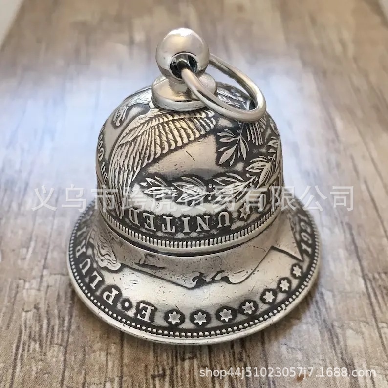 1921s Morgan Silver Dollar Bel - Vintage Collectible Bells recension och pris