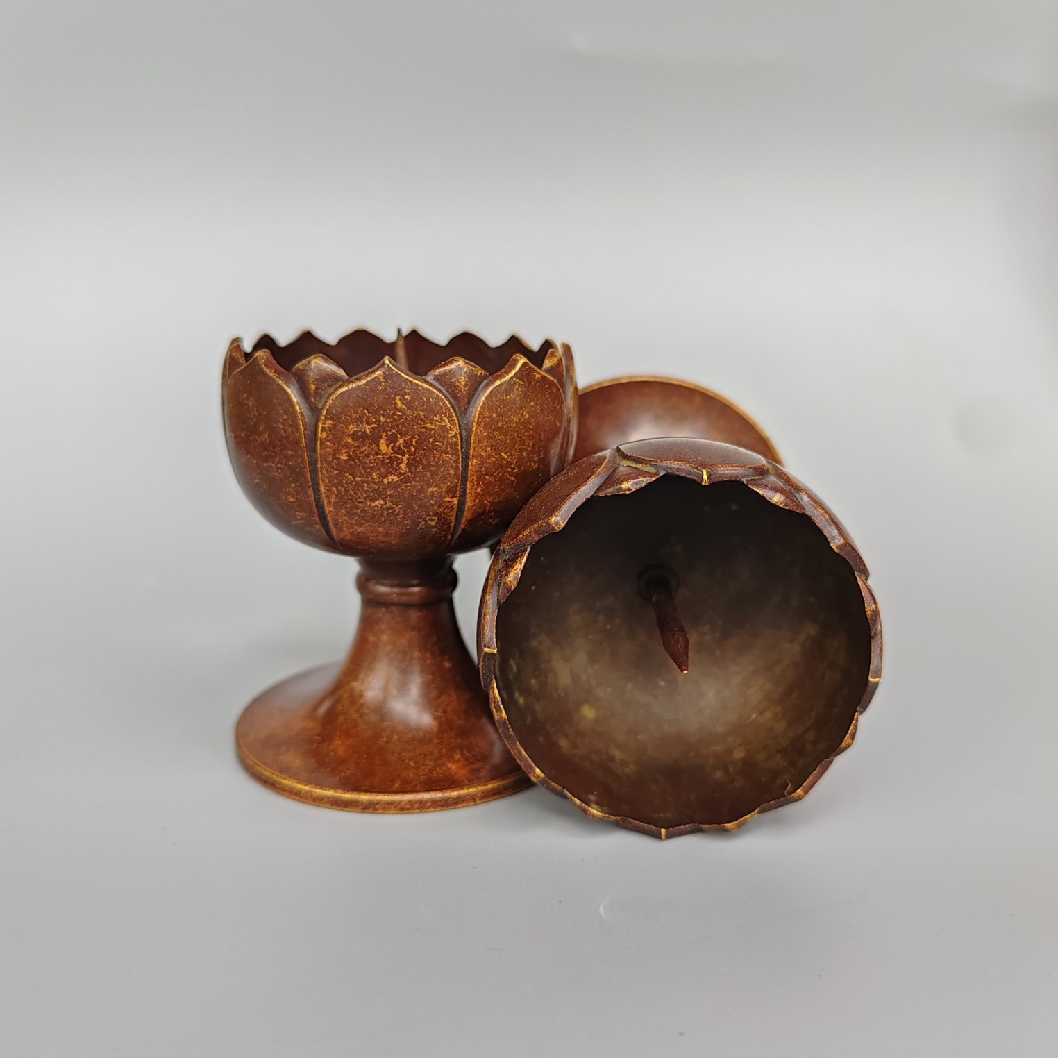 2Pcs Vintage Pure Brass Cups C - Collectible Vintage Matches recension och pris