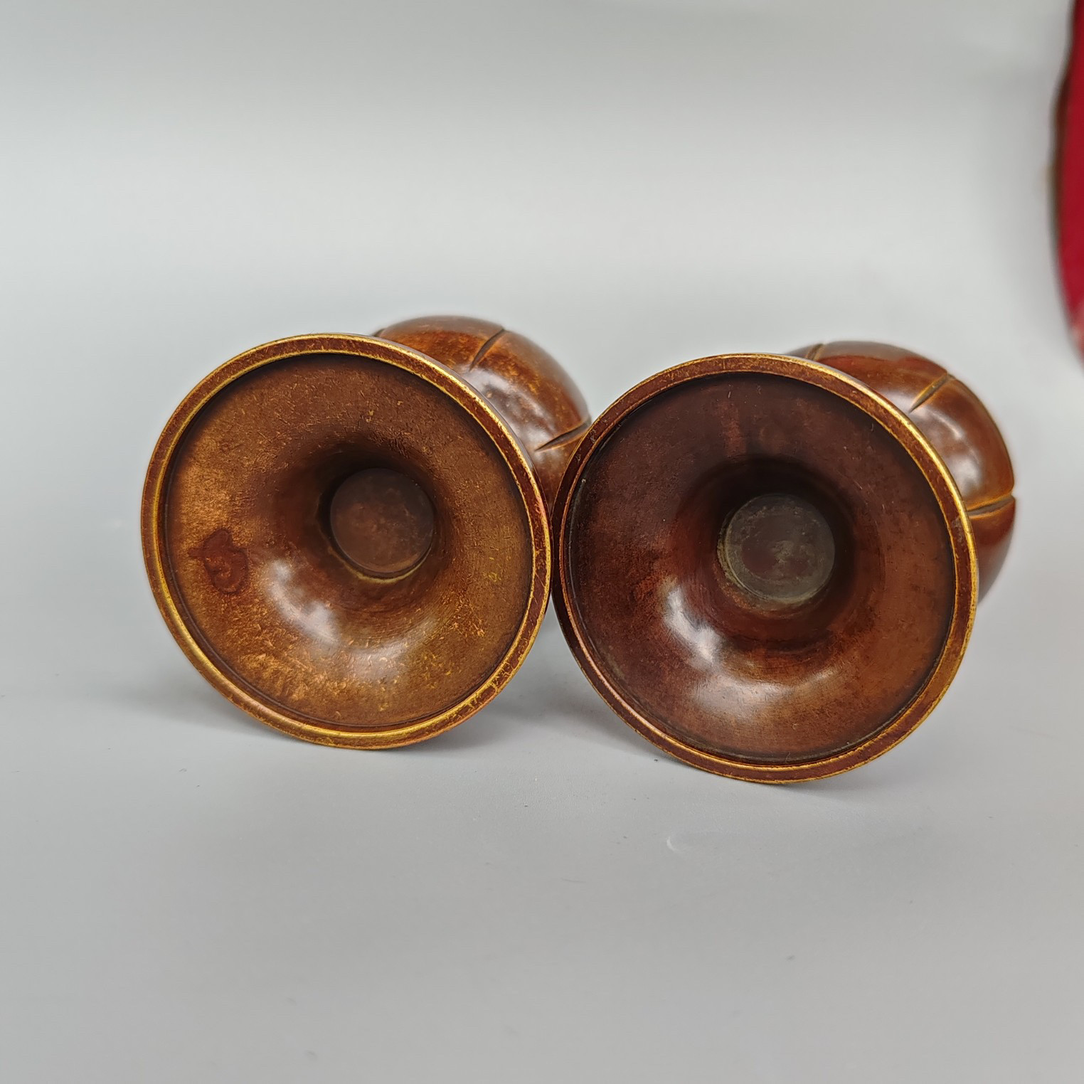 2Pcs Vintage Pure Brass Cups C - Collectible Vintage Matches recension och pris