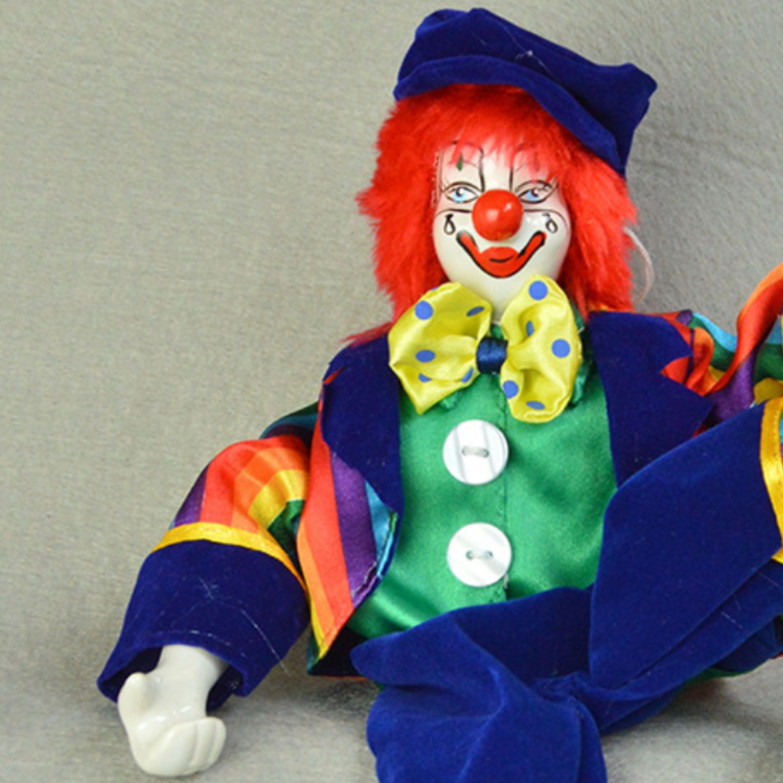 Dangling Leg Clown Doll Hand-P - Vintage Collectible Clowns recension och pris