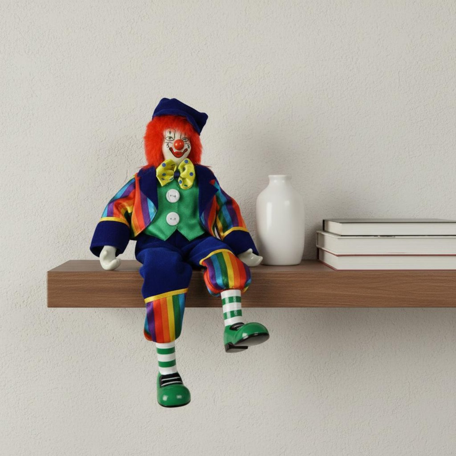Dangling Leg Clown Doll Hand-P - Vintage Collectible Clowns recension och pris