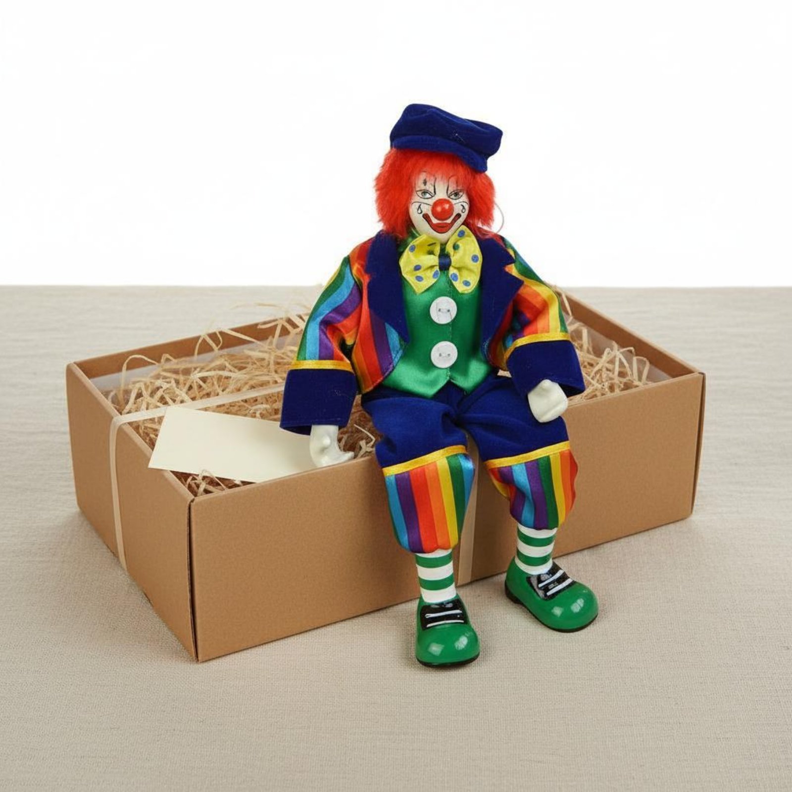 Dangling Leg Clown Doll Hand-P - Vintage Collectible Clowns recension och pris
