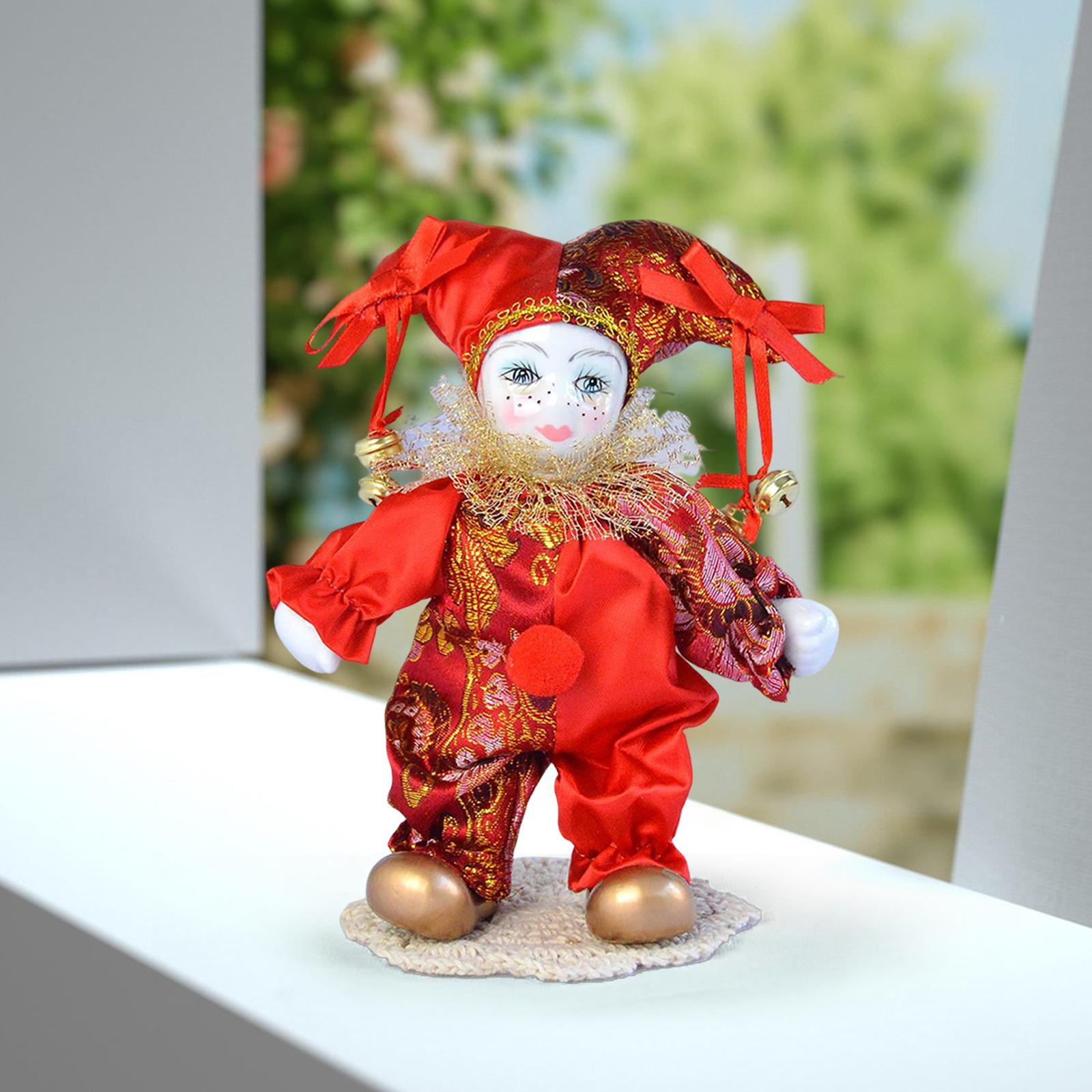 7 inch Clown dolls Display Ant - Vintage Collectible Clowns recension och pris