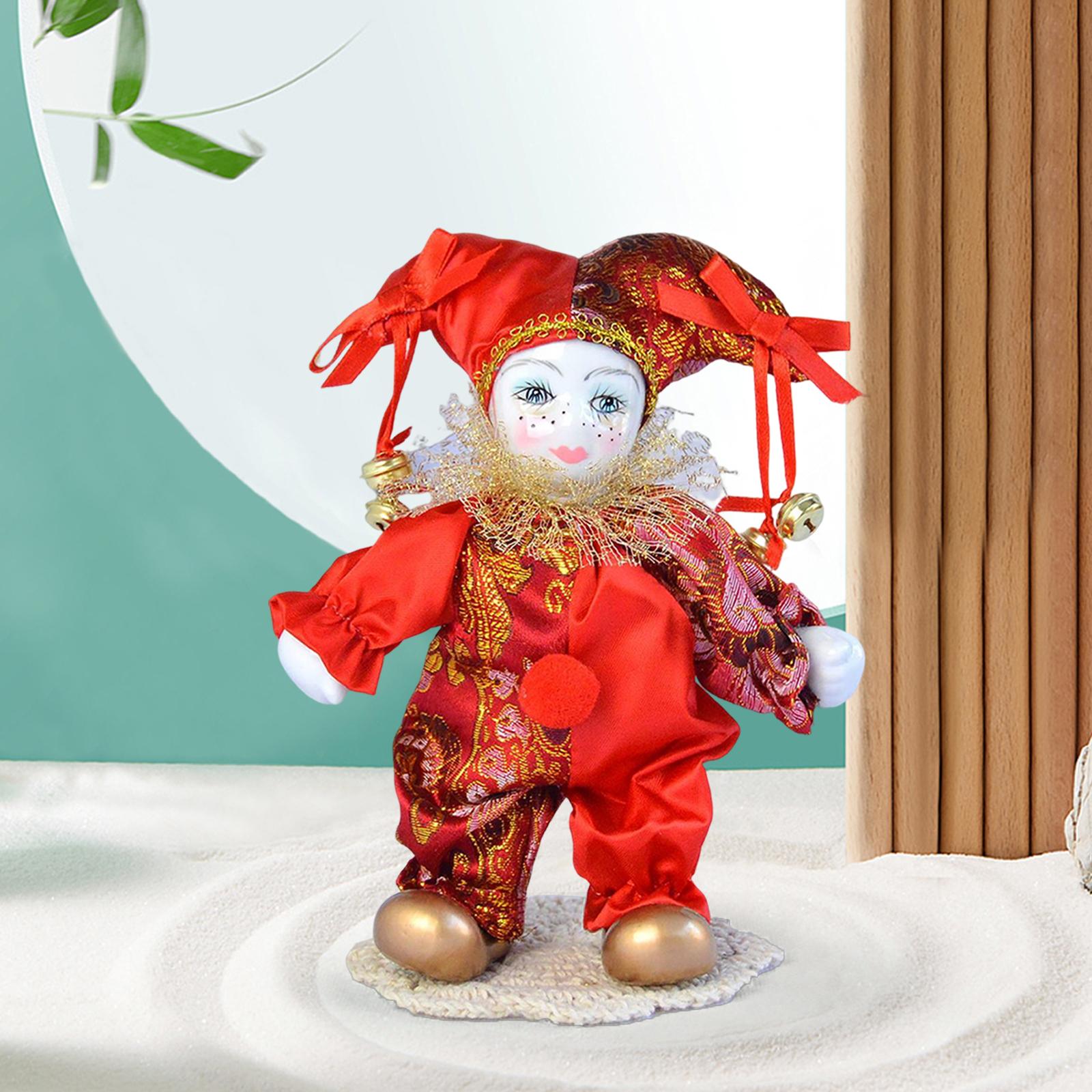 7 inch Clown dolls Display Ant - Vintage Collectible Clowns recension och pris