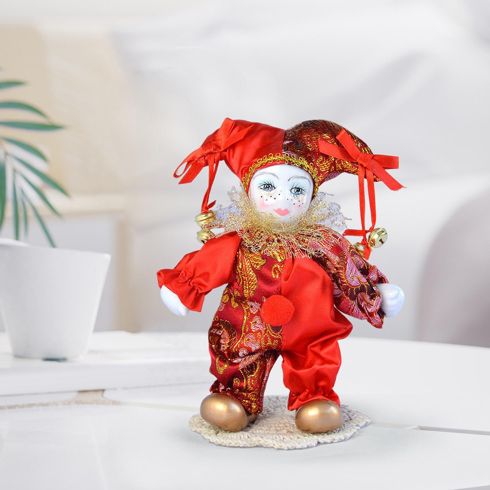 7 inch Clown dolls Display Ant - Vintage Collectible Clowns recension och pris